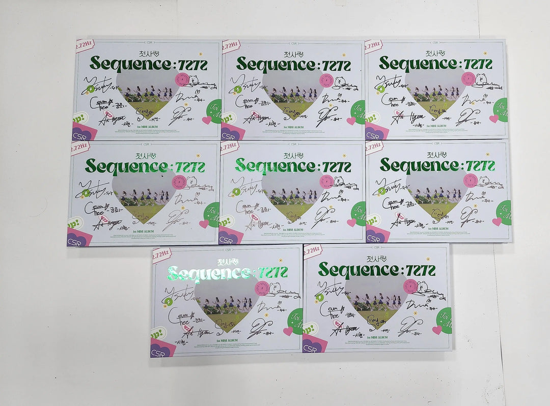 CSR - 1st Mini Album "Sequence : 7272" - Hand Autographed(Signed) Promo Album - HALLYUSUPERSTORE