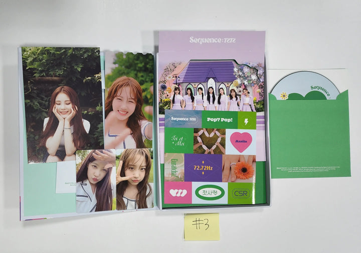 CSR - 1st Mini Album "Sequence : 7272" - Hand Autographed(Signed) Promo Album - HALLYUSUPERSTORE
