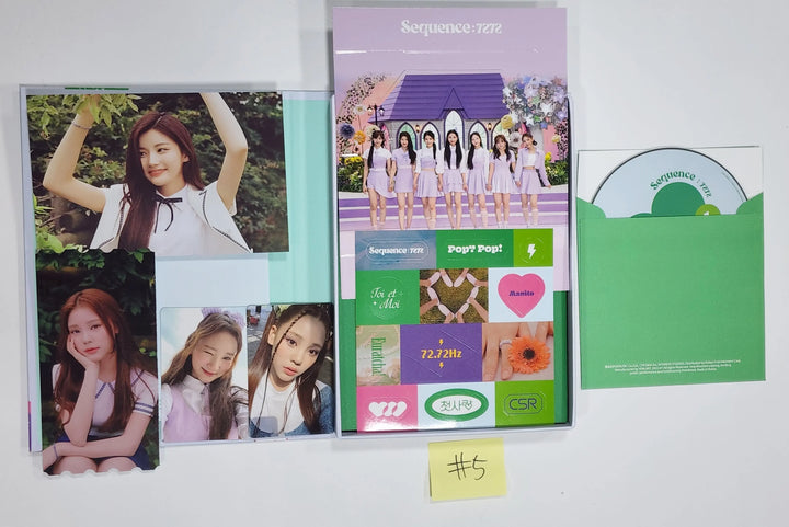 CSR - 1st Mini Album "Sequence : 7272" - Hand Autographed(Signed) Promo Album - HALLYUSUPERSTORE