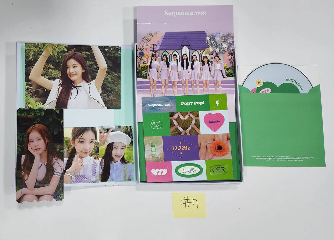 CSR - 1st Mini Album "Sequence : 7272" - Hand Autographed(Signed) Promo Album - HALLYUSUPERSTORE