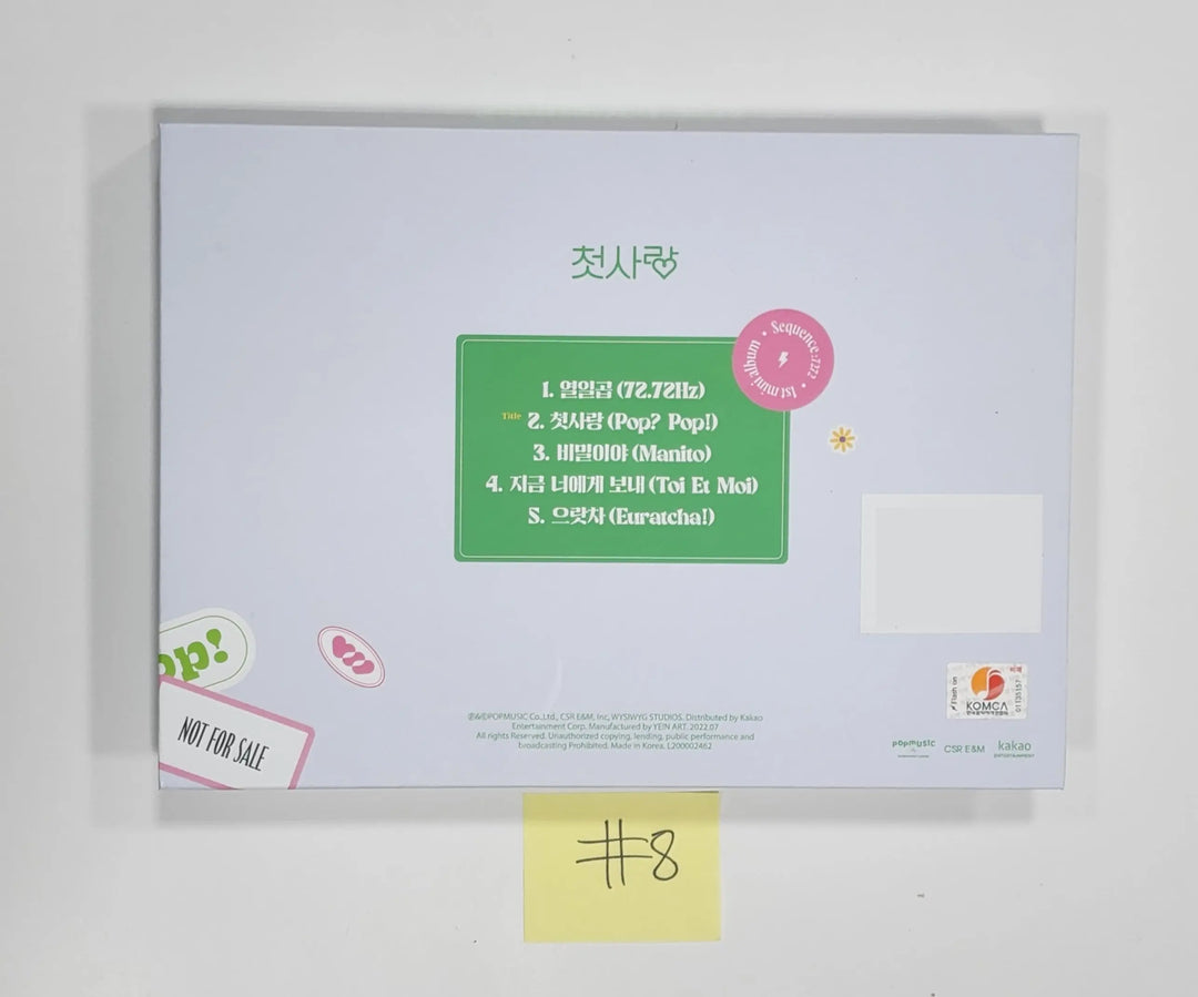 CSR - 1st Mini Album "Sequence : 7272" - Hand Autographed(Signed) Promo Album - HALLYUSUPERSTORE