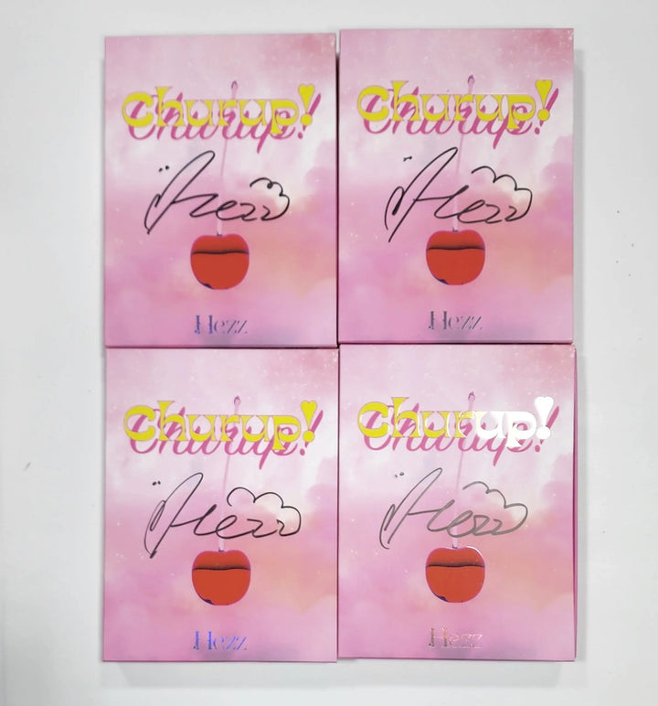 Hezz - 1st Single Album "Churup" - Hand Autographed(Signed) Album - HALLYUSUPERSTORE