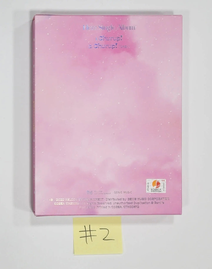 Hezz - 1st Single Album "Churup" - Hand Autographed(Signed) Album - HALLYUSUPERSTORE