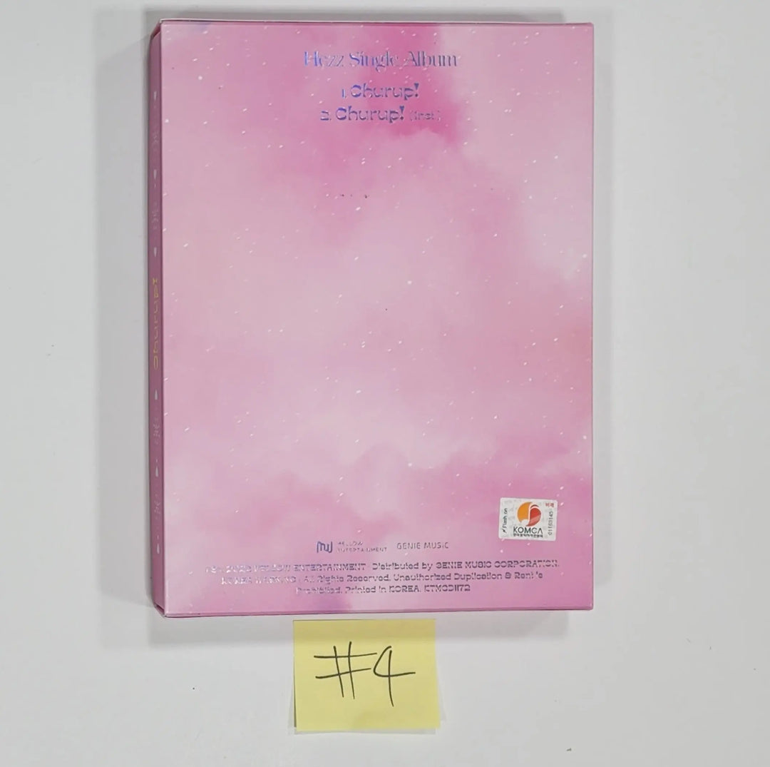 Hezz - 1st Single Album "Churup" - Hand Autographed(Signed) Album - HALLYUSUPERSTORE
