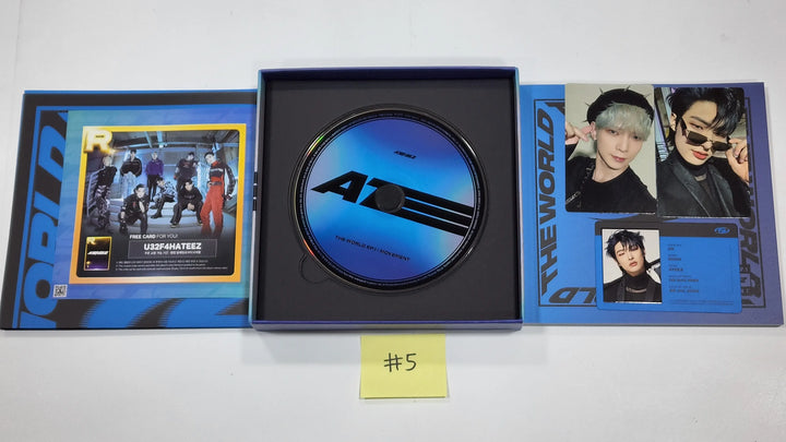 Ateez - 8th Mini album "World EP.1 - Movement" - Hand Autographed(Signed) Promo Album - HALLYUSUPERSTORE