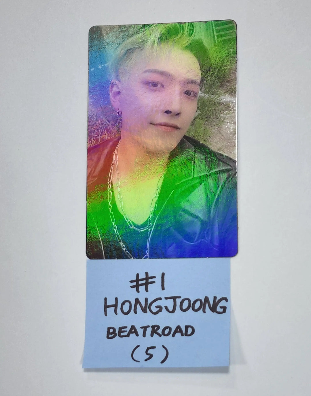 Ateez "The World Ep.1 - MOVEMENT" - Beatroad Pre-Order Benefit Hologram PhotoCard - HALLYUSUPERSTORE