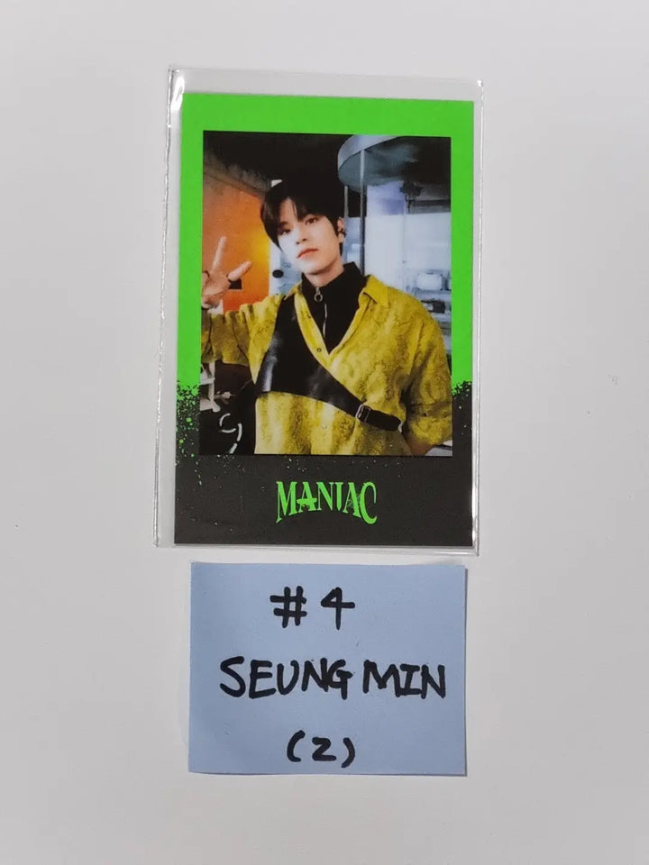 Stray Kids - 2nd World Tour merch [MANIAC] IN SEOUL Pre-order Benefit Polaroid Type Photocard [Updated 8/17] - HALLYUSUPERSTORE
