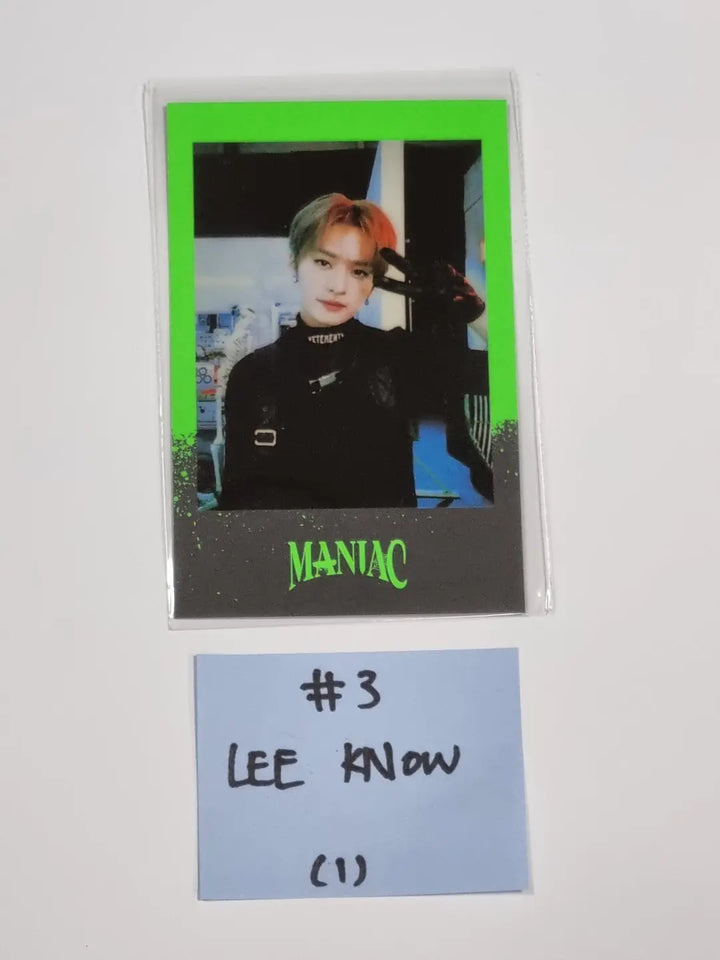 Stray Kids - 2nd World Tour merch [MANIAC] IN SEOUL Pre-order Benefit Polaroid Type Photocard - HALLYUSUPERSTORE