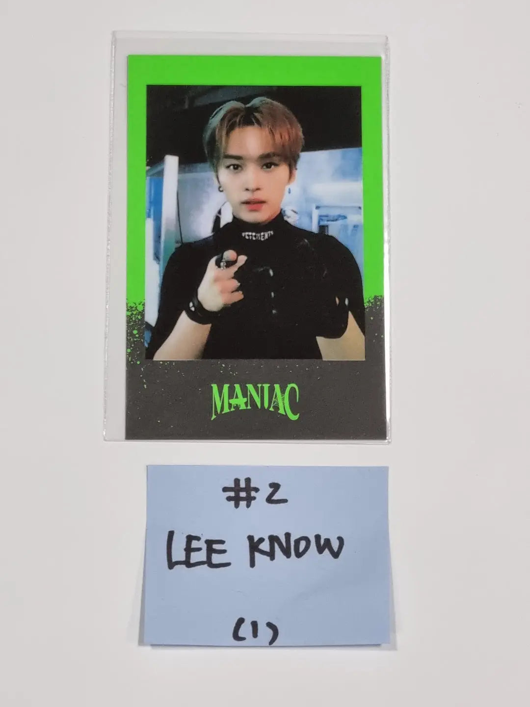 Stray Kids - 2nd World Tour merch [MANIAC] IN SEOUL Pre-order Benefit Polaroid Type Photocard - HALLYUSUPERSTORE