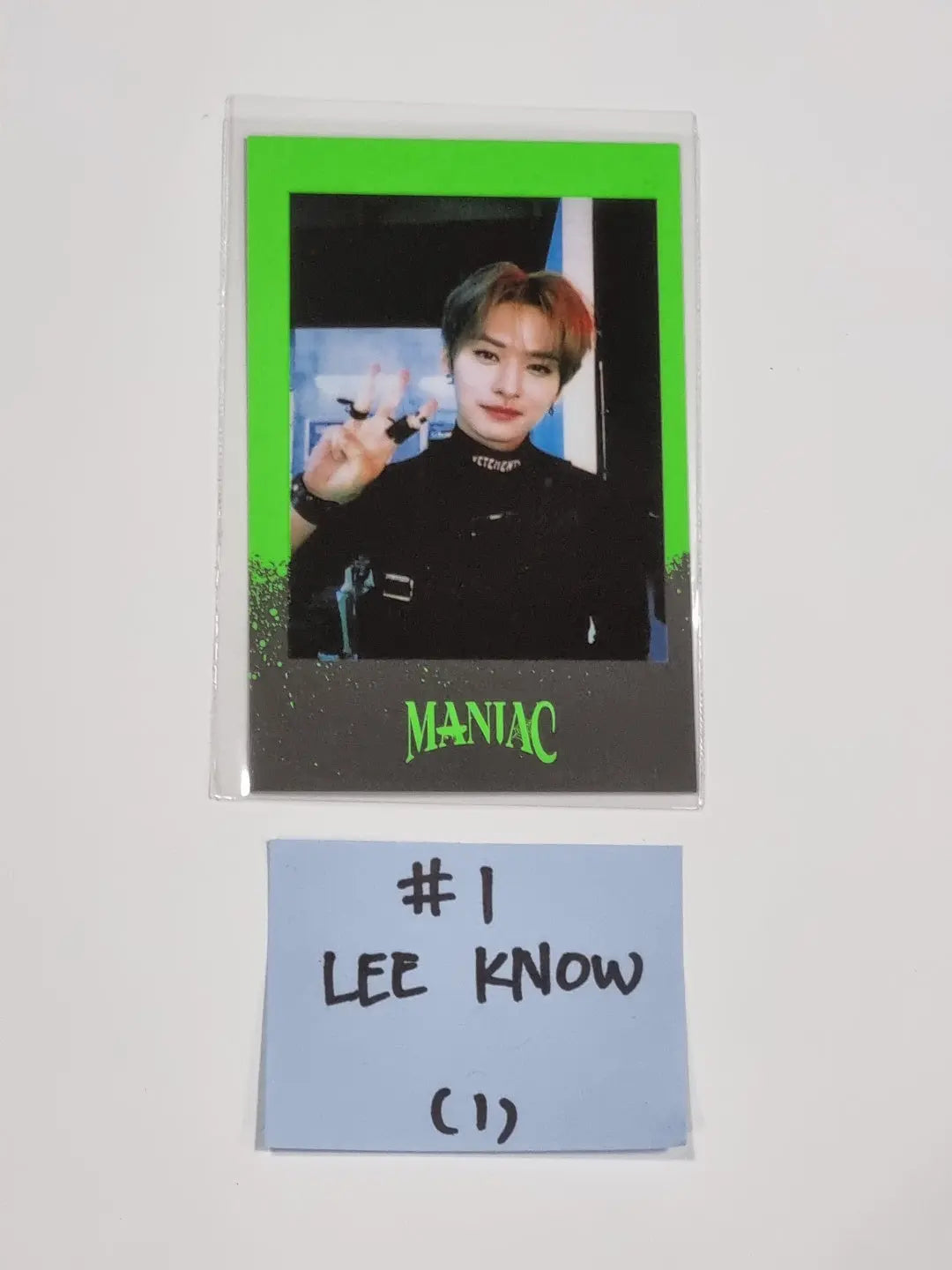 Stray Kids - 2nd World Tour merch [MANIAC] IN SEOUL Pre-order Benefit Polaroid Type Photocard - HALLYUSUPERSTORE