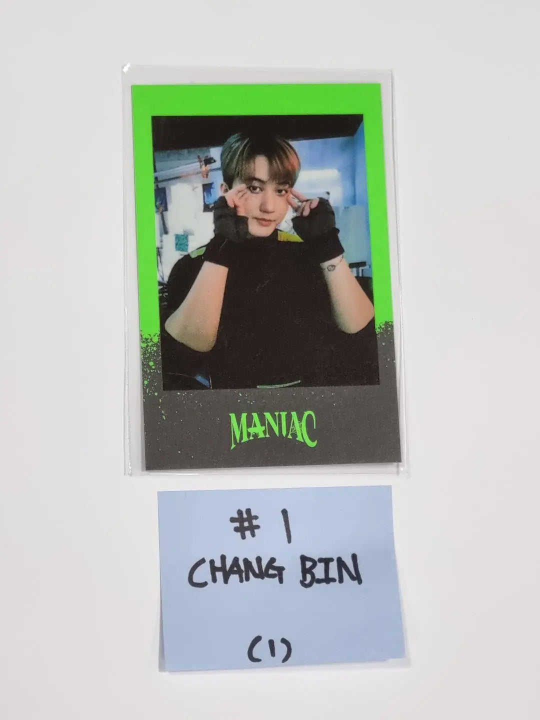 Stray Kids - 2nd World Tour merch [MANIAC] IN SEOUL Pre-order Benefit Polaroid Type Photocard - HALLYUSUPERSTORE