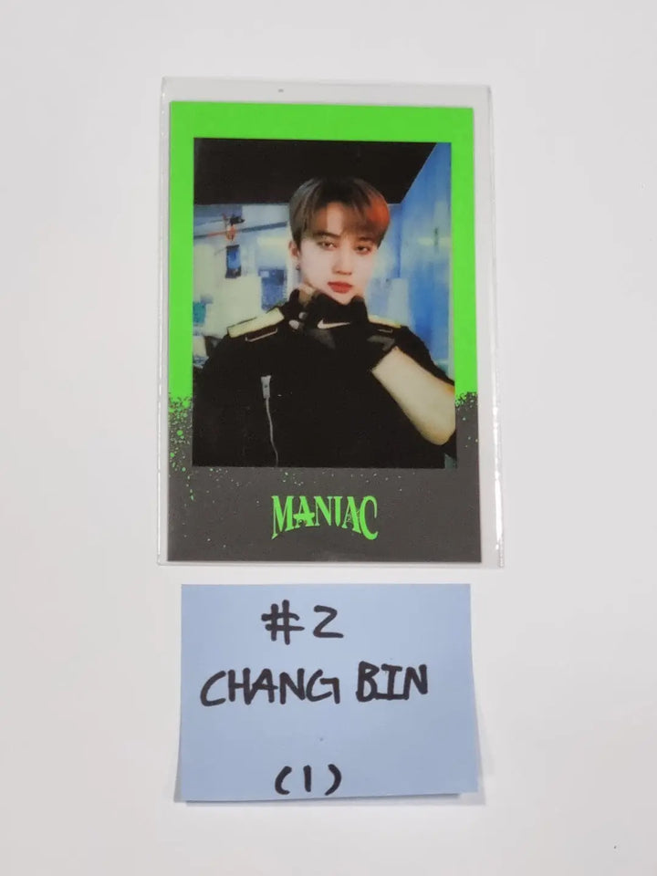 Stray Kids - 2nd World Tour merch [MANIAC] IN SEOUL Pre-order Benefit Polaroid Type Photocard - HALLYUSUPERSTORE