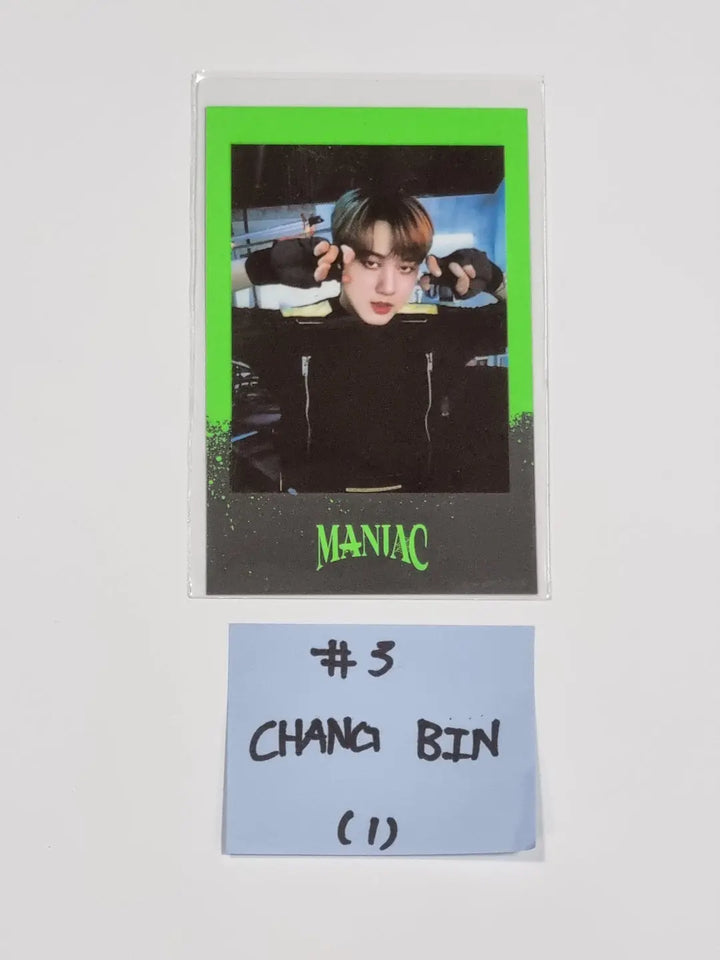 Stray Kids - 2nd World Tour merch [MANIAC] IN SEOUL Pre-order Benefit Polaroid Type Photocard - HALLYUSUPERSTORE