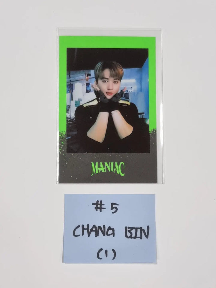 Stray Kids - 2nd World Tour merch [MANIAC] IN SEOUL Pre-order Benefit Polaroid Type Photocard - HALLYUSUPERSTORE