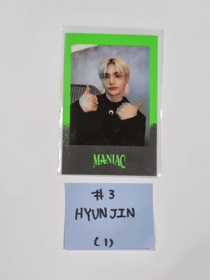 Stray Kids - 2nd World Tour merch [MANIAC] IN SEOUL Pre-order Benefit Polaroid Type Photocard - HALLYUSUPERSTORE