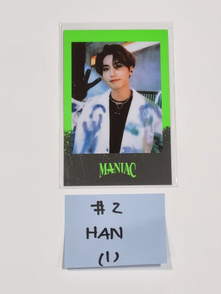 Stray Kids - 2nd World Tour merch [MANIAC] IN SEOUL Pre-order Benefit Polaroid Type Photocard - HALLYUSUPERSTORE