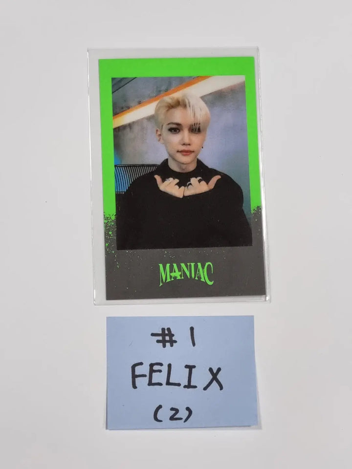 Stray Kids - 2nd World Tour merch [MANIAC] IN SEOUL Pre-order Benefit Polaroid Type Photocard [Updated 8/17] - HALLYUSUPERSTORE