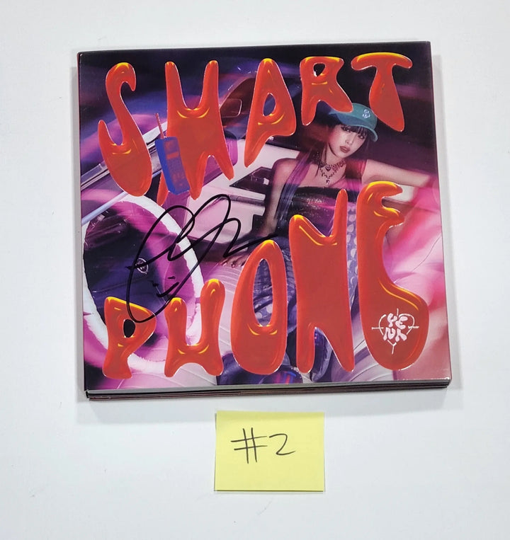 YENA "SMARTPHONE" 2nd Mini  - Hand Autographed(Signed) Promo Album - HALLYUSUPERSTORE