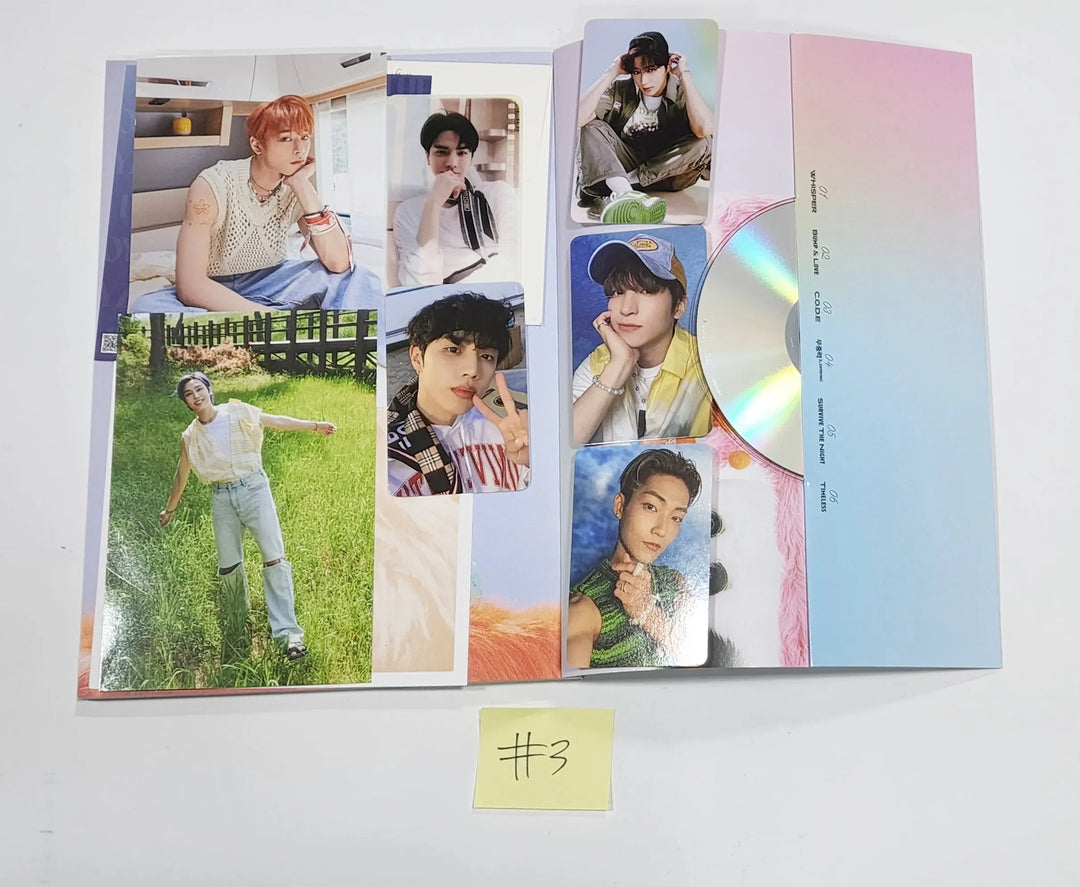 THE BOYZ "BE AWARE" 7th mini Album - Hand Autographed(Signed) Promo Album - HALLYUSUPERSTORE