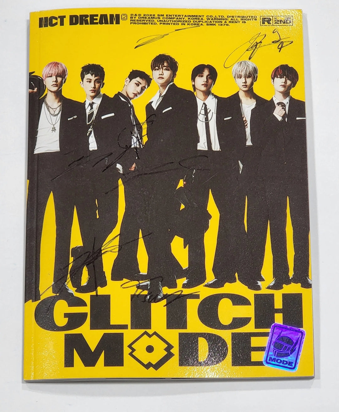 NCT Dream "Glitch Mode" - Hand Autographed(Signed) Promo Album - HALLYUSUPERSTORE