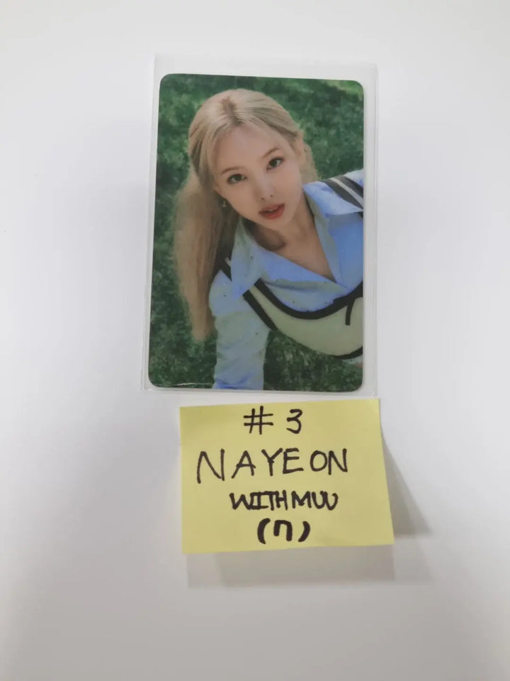 Twice "BETWEEN 1&amp;2" 11th Mini Album - Withmuu Lucky Draw Event PVC Photocard - HALLYUSUPERSTORE