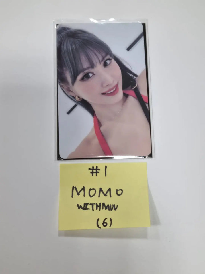 Twice "BETWEEN 1&amp;2" 11th Mini Album - Withmuu Lucky Draw Event PVC Photocard - HALLYUSUPERSTORE