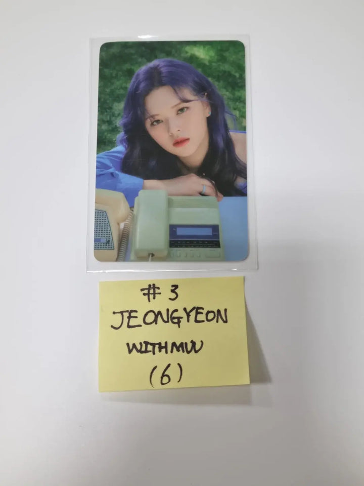Twice "BETWEEN 1&amp;2" 11th Mini Album - Withmuu Lucky Draw Event PVC Photocard - HALLYUSUPERSTORE