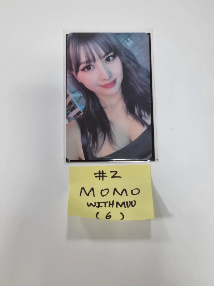 Twice "BETWEEN 1&amp;2" 11th Mini Album - Withmuu Lucky Draw Event PVC Photocard - HALLYUSUPERSTORE