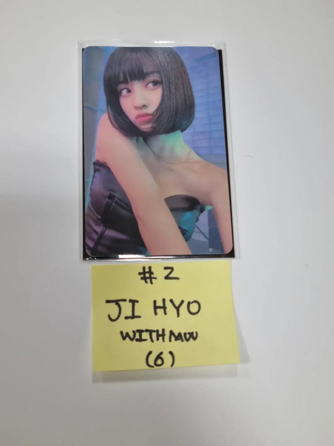 Twice "BETWEEN 1&amp;2" 11th Mini Album - Withmuu Lucky Draw Event PVC Photocard - HALLYUSUPERSTORE