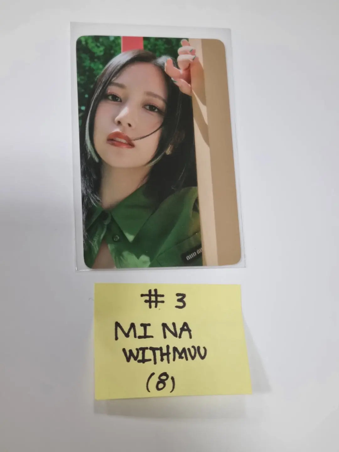 Twice "BETWEEN 1&amp;2" 11th Mini Album - Withmuu Lucky Draw Event PVC Photocard - HALLYUSUPERSTORE