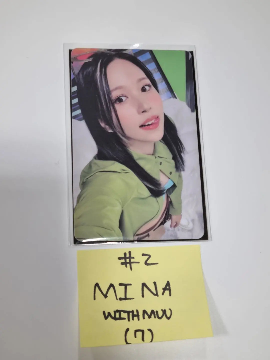 Twice "BETWEEN 1&amp;2" 11th Mini Album - Withmuu Lucky Draw Event PVC Photocard - HALLYUSUPERSTORE