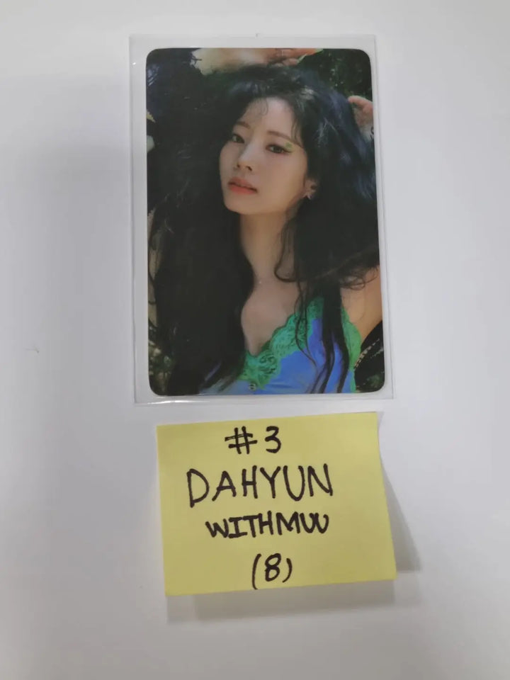 Twice "BETWEEN 1&amp;2" 11th Mini Album - Withmuu Lucky Draw Event PVC Photocard - HALLYUSUPERSTORE