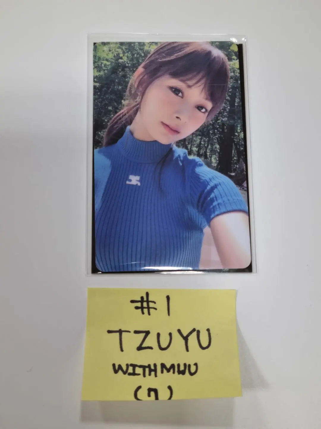 Twice "BETWEEN 1&amp;2" 11th Mini Album - Withmuu Lucky Draw Event PVC Photocard - HALLYUSUPERSTORE