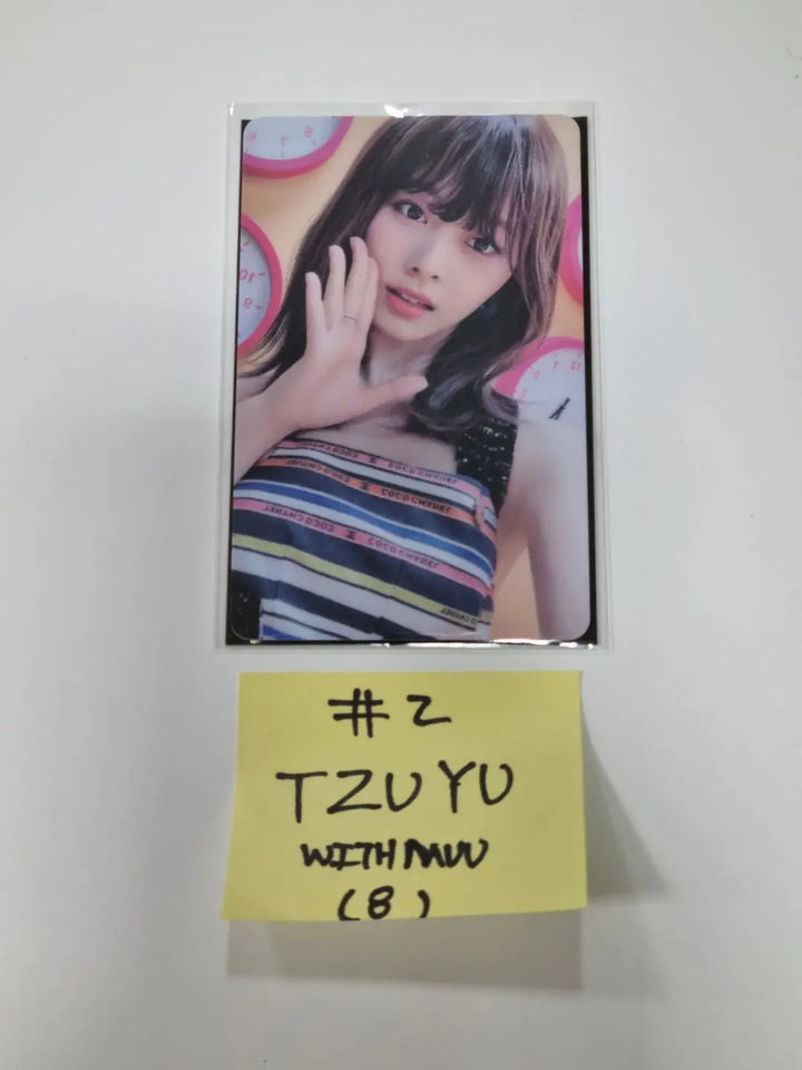 Twice "BETWEEN 1&amp;2" 11th Mini Album - Withmuu Lucky Draw Event PVC Photocard - HALLYUSUPERSTORE