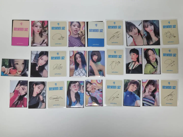 Twice "BETWEEN 1&amp;2" 11th Mini Album - Withmuu Lucky Draw Event PVC Photocard - HALLYUSUPERSTORE