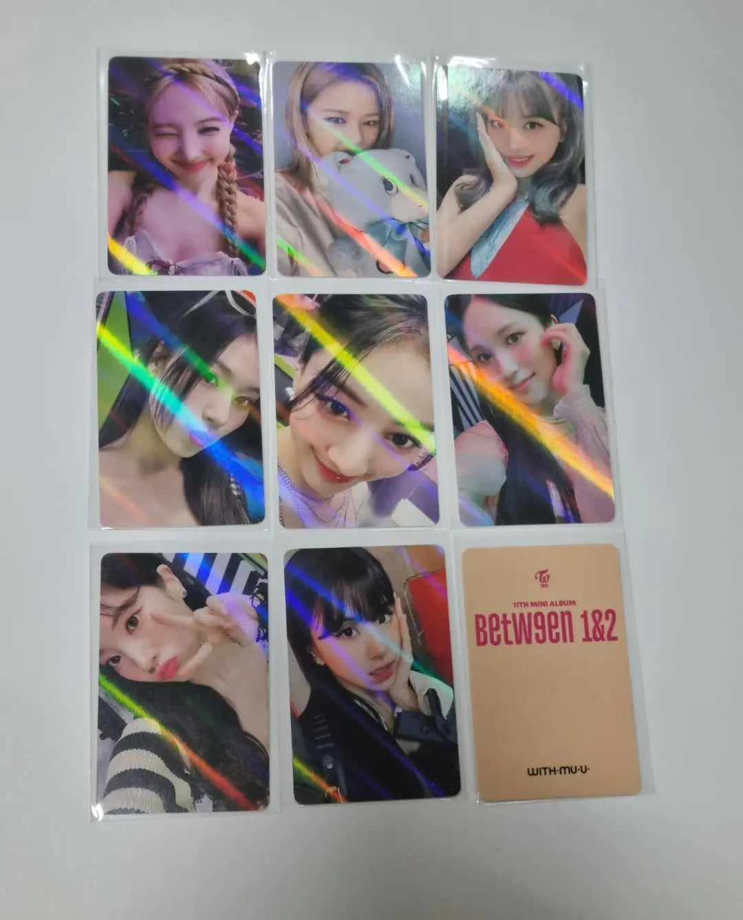 Twice "BETWEEN 1&amp;2" 11th Mini Album - Withmuu Fansign Event Hologram Photocard - HALLYUSUPERSTORE