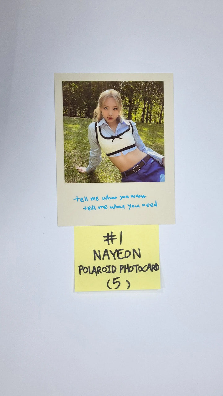 Twice "BETWEEN 1&amp;2" 11th Mini Album - Official Polaroid Photocard, Crosscode Postcard, Film Photo Sticker - HALLYUSUPERSTORE