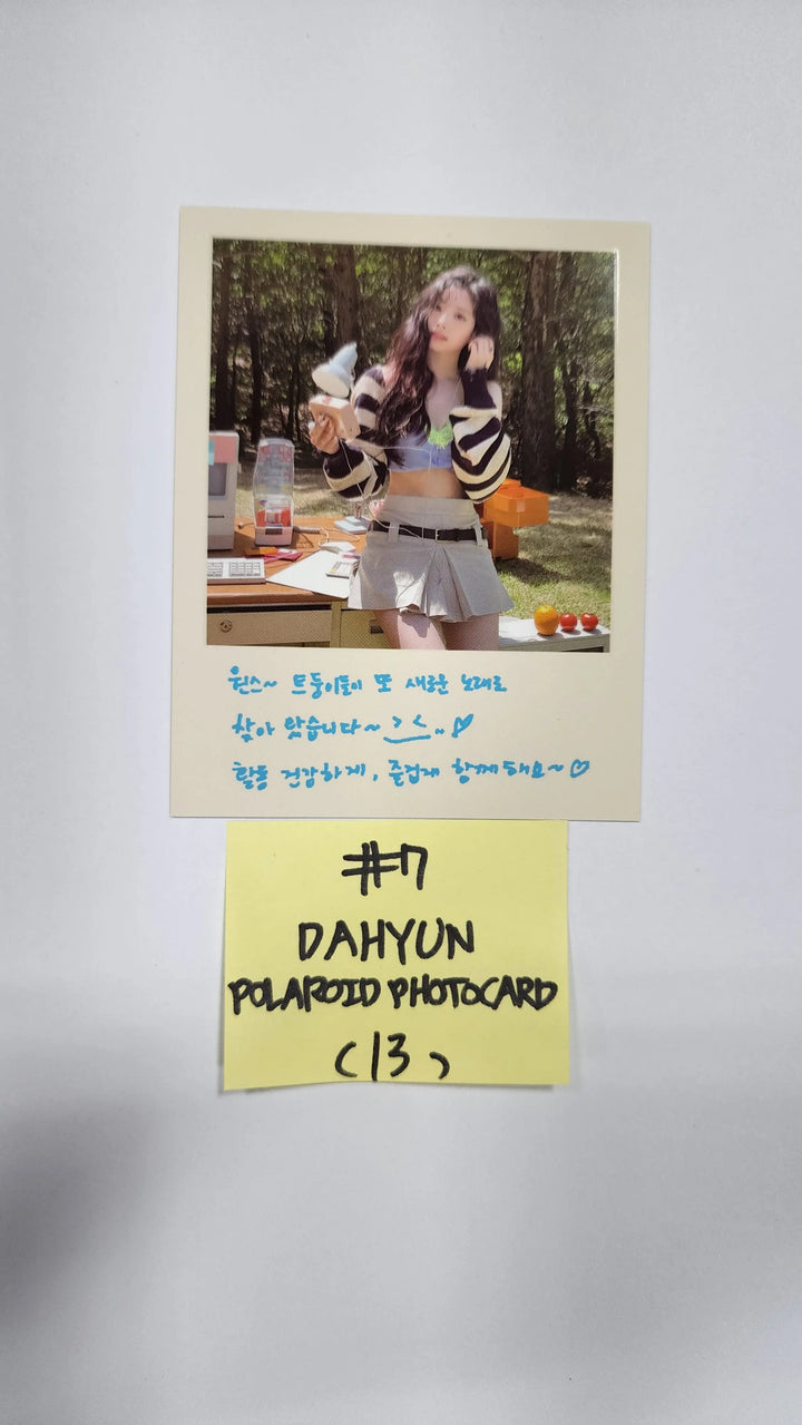 Twice "BETWEEN 1&amp;2" 11th Mini Album - Official Polaroid Photocard, Crosscode Postcard, Film Photo Sticker - HALLYUSUPERSTORE