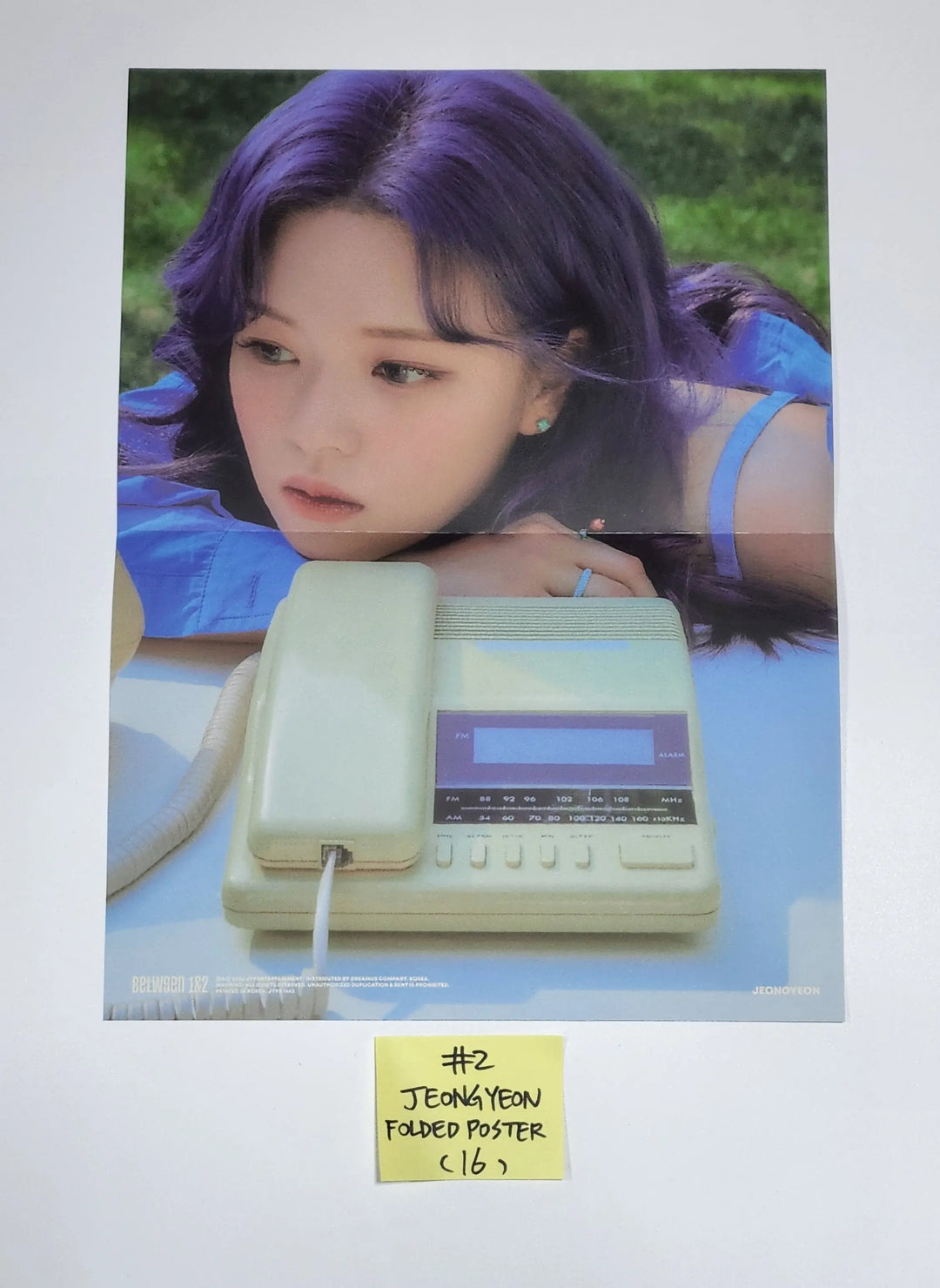 Twice "BETWEEN 1&amp;2" 11th Mini Album - Official Polaroid Photocard, Crosscode Postcard, Film Photo Sticker - HALLYUSUPERSTORE