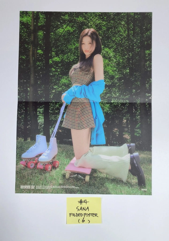 Twice "BETWEEN 1&amp;2" 11th Mini Album - Official Polaroid Photocard, Crosscode Postcard, Film Photo Sticker - HALLYUSUPERSTORE