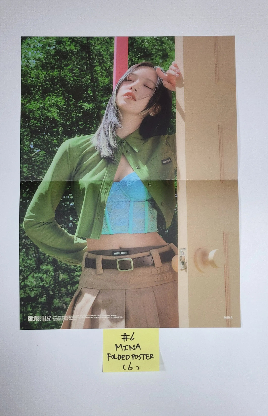 Twice "BETWEEN 1&amp;2" 11th Mini Album - Official Polaroid Photocard, Crosscode Postcard, Film Photo Sticker - HALLYUSUPERSTORE