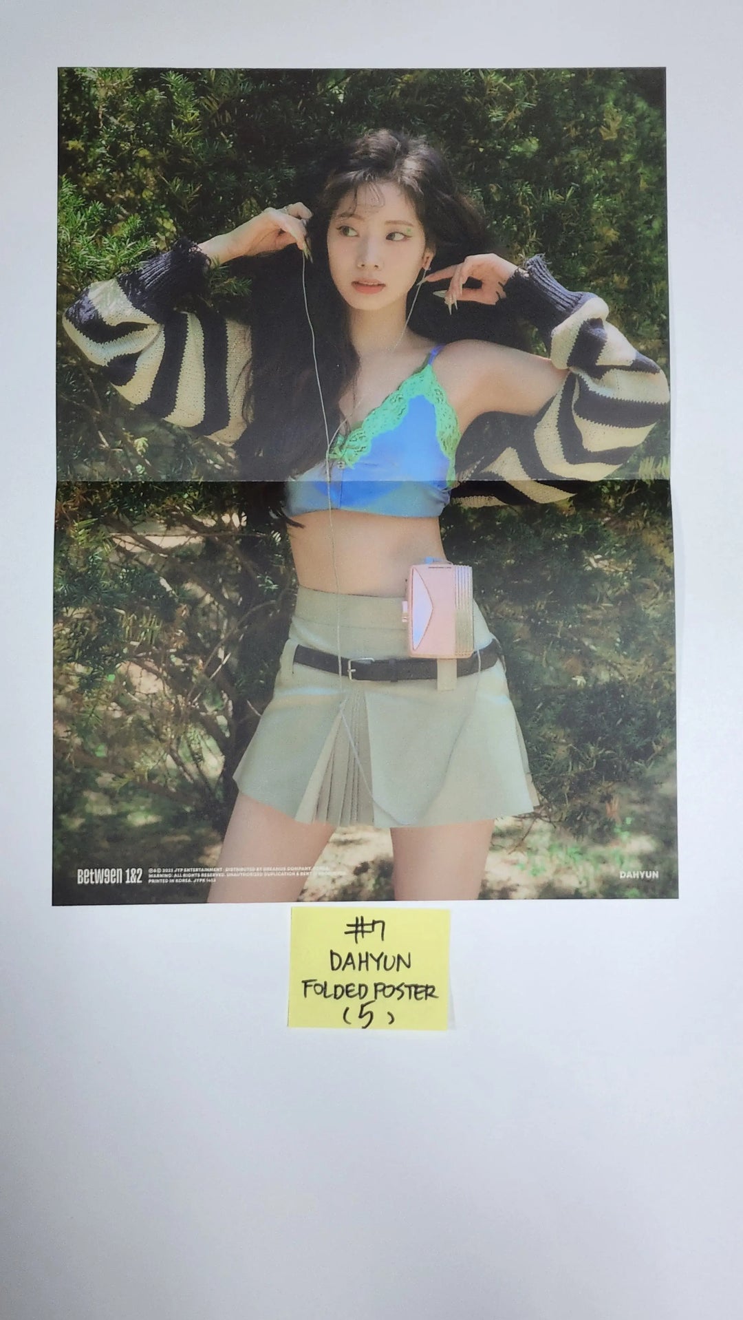 Twice "BETWEEN 1&amp;2" 11th Mini Album - Official Polaroid Photocard, Crosscode Postcard, Film Photo Sticker - HALLYUSUPERSTORE