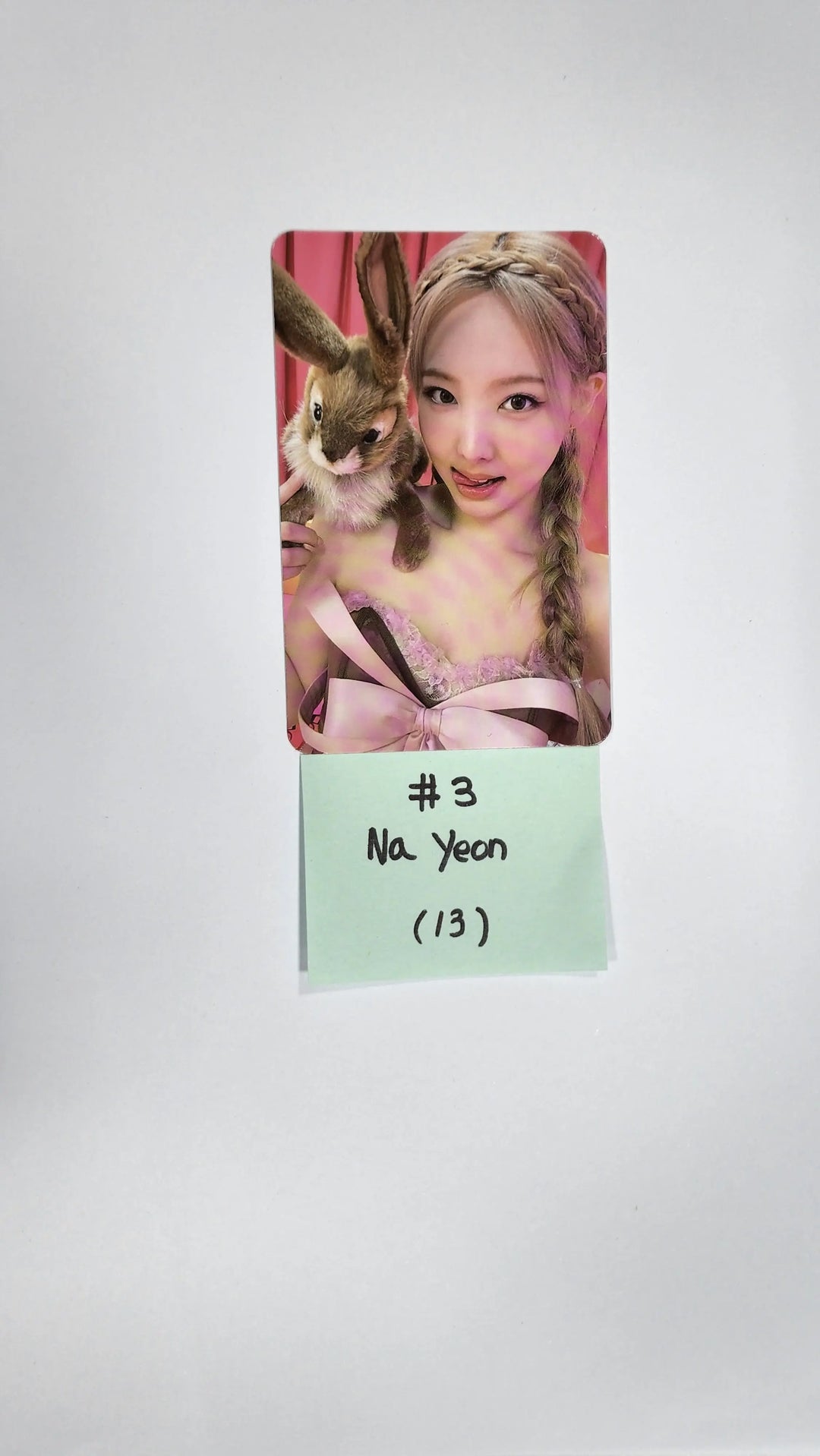 Twice "BETWEEN 1&amp;2" 11th Mini Album - Official Photocard, Message Photocard - HALLYUSUPERSTORE
