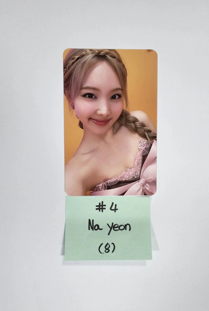 Twice "BETWEEN 1&amp;2" 11th Mini Album - Official Photocard, Message Photocard - HALLYUSUPERSTORE