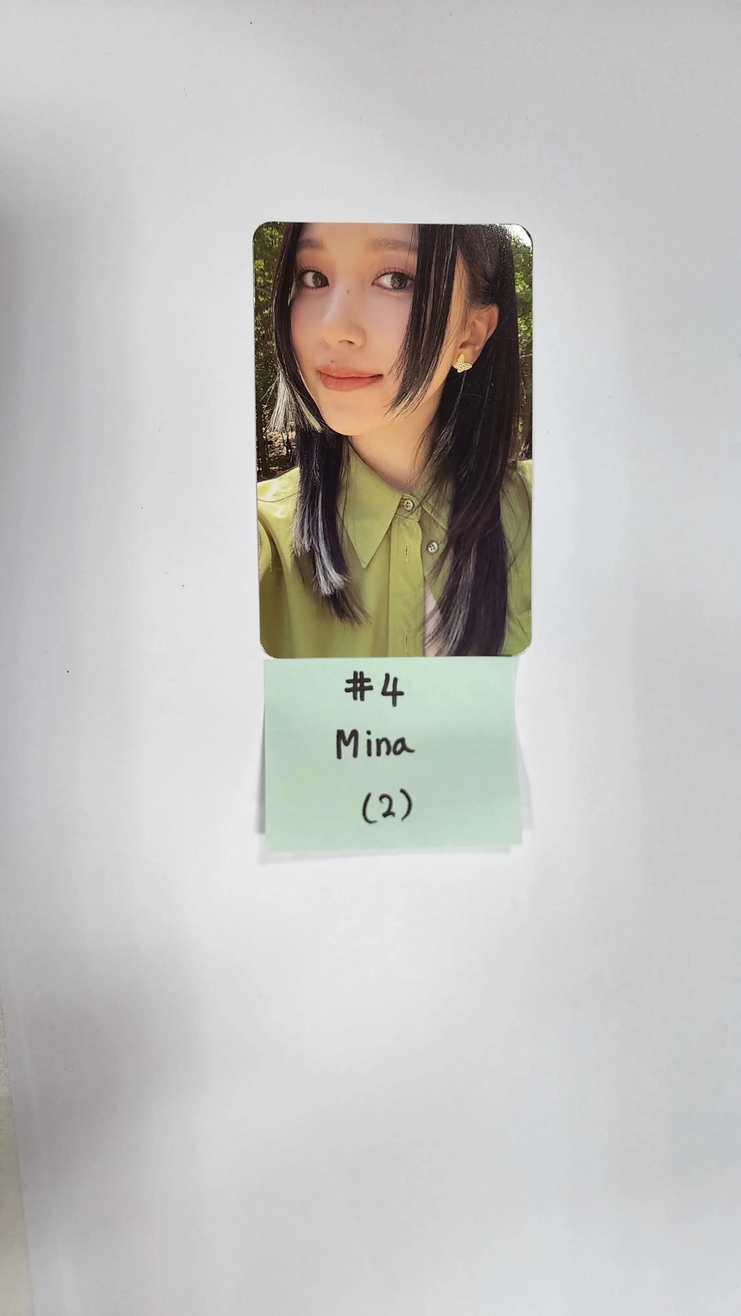 Twice "BETWEEN 1&amp;2" 11th Mini Album - Official Photocard, Message Photocard - HALLYUSUPERSTORE