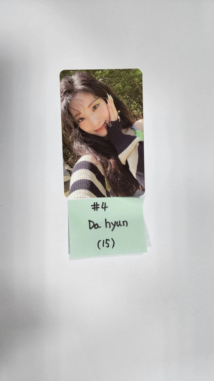 Twice "BETWEEN 1&amp;2" 11th Mini Album - Official Photocard, Message Photocard - HALLYUSUPERSTORE