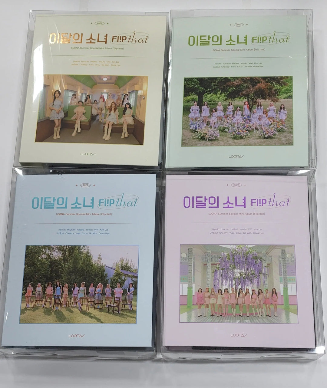 LOONA "Flip That" Summer Special Mini Album - Hard Collect Book / NO Photocard) - HALLYUSUPERSTORE