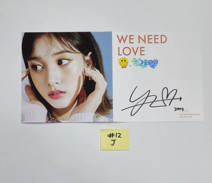 StayC "We Need Love" - A Cut Page From Fansign Event Album - HALLYUSUPERSTORE