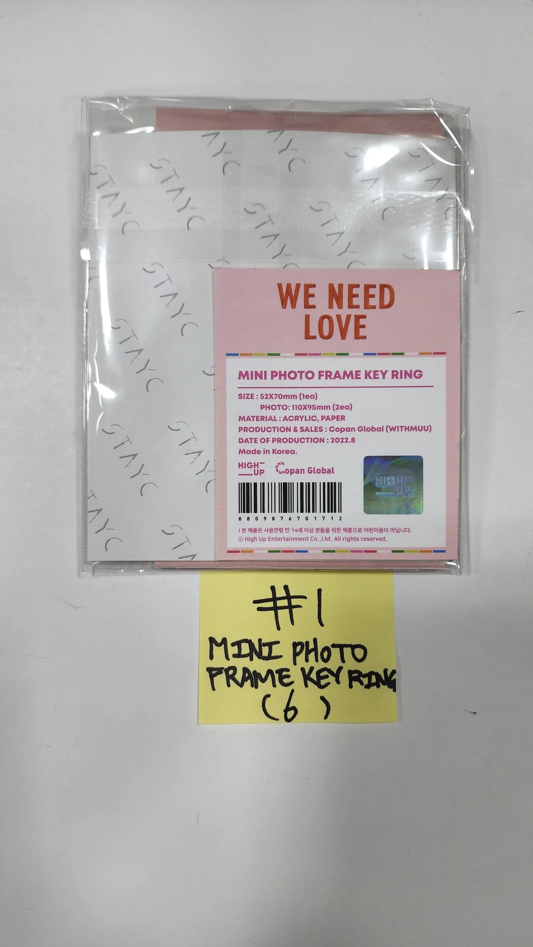 StayC - Official MD [Mini Photo Frame Key Ring, Photo Set, Drink Bag] - HALLYUSUPERSTORE