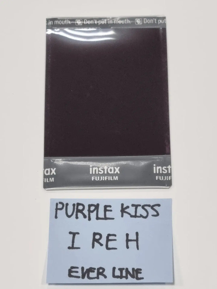 IREH (of Purple Kiss) 4th mini – Hand Autographed(Signed) Polaroid - HALLYUSUPERSTORE